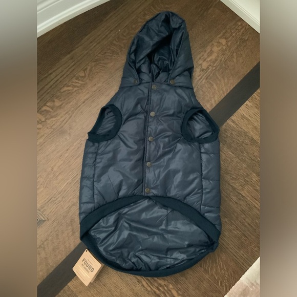 FOUND MY ANIMAL Dog Puffer Winter Jacket SZ XXL Navy Blue Made in USA BRAND NEW - Picture 11 of 16